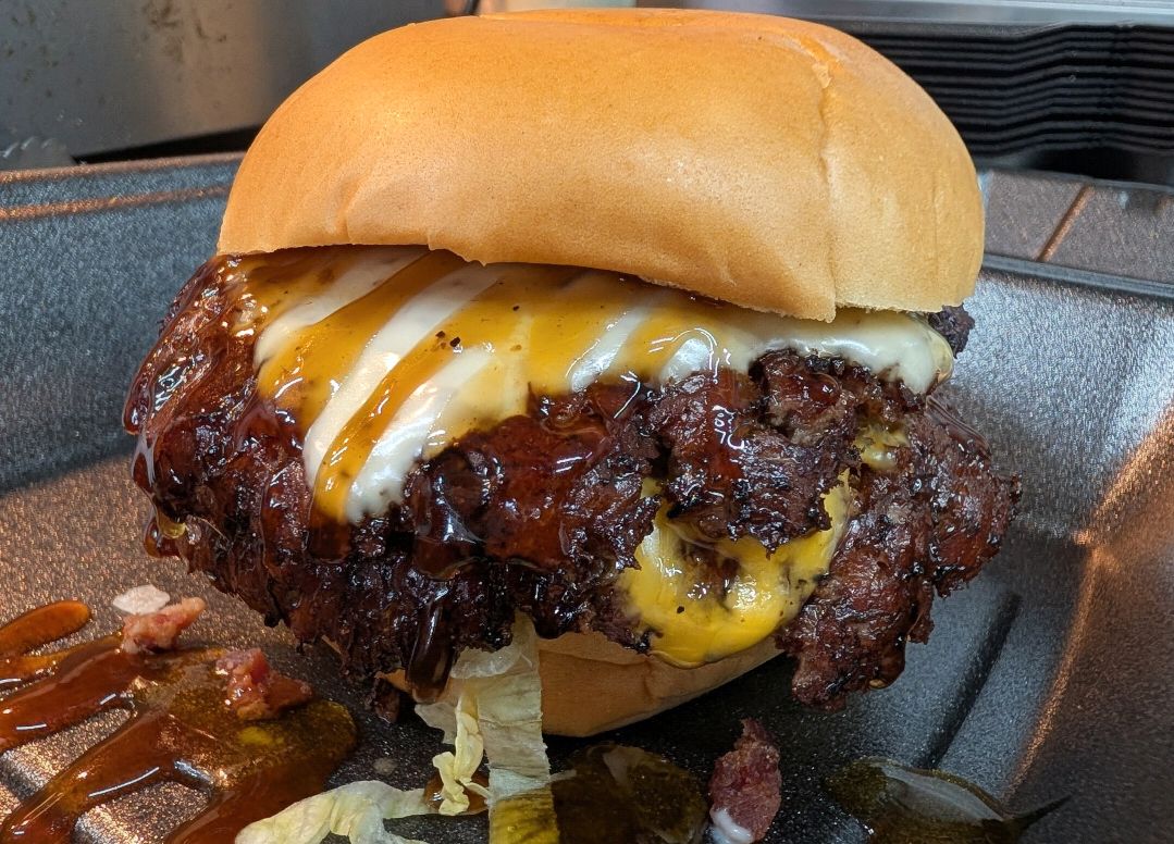 Hot Honey Bourbon Burger